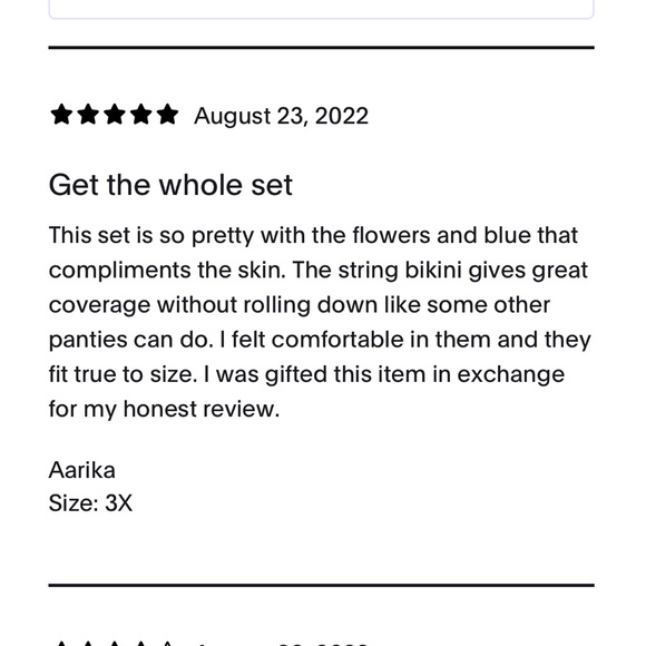 Spac'd Out Blue Fresh Bouquet Western Wildflower String Bikini Panty - Picture 8 of 13